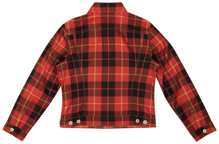 Junya Watanabe Tartan Denim Jacket Tartan