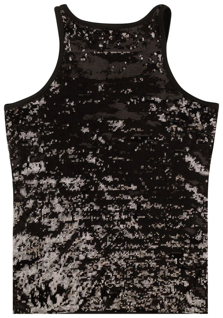 Junya Watanabe Sequin Embellished Tank Top Black