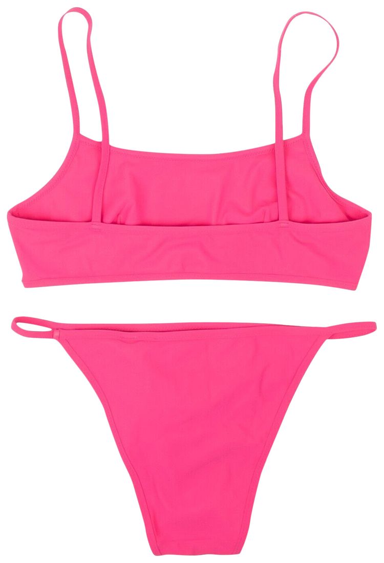 Off White Basic Bikini Fuchsia