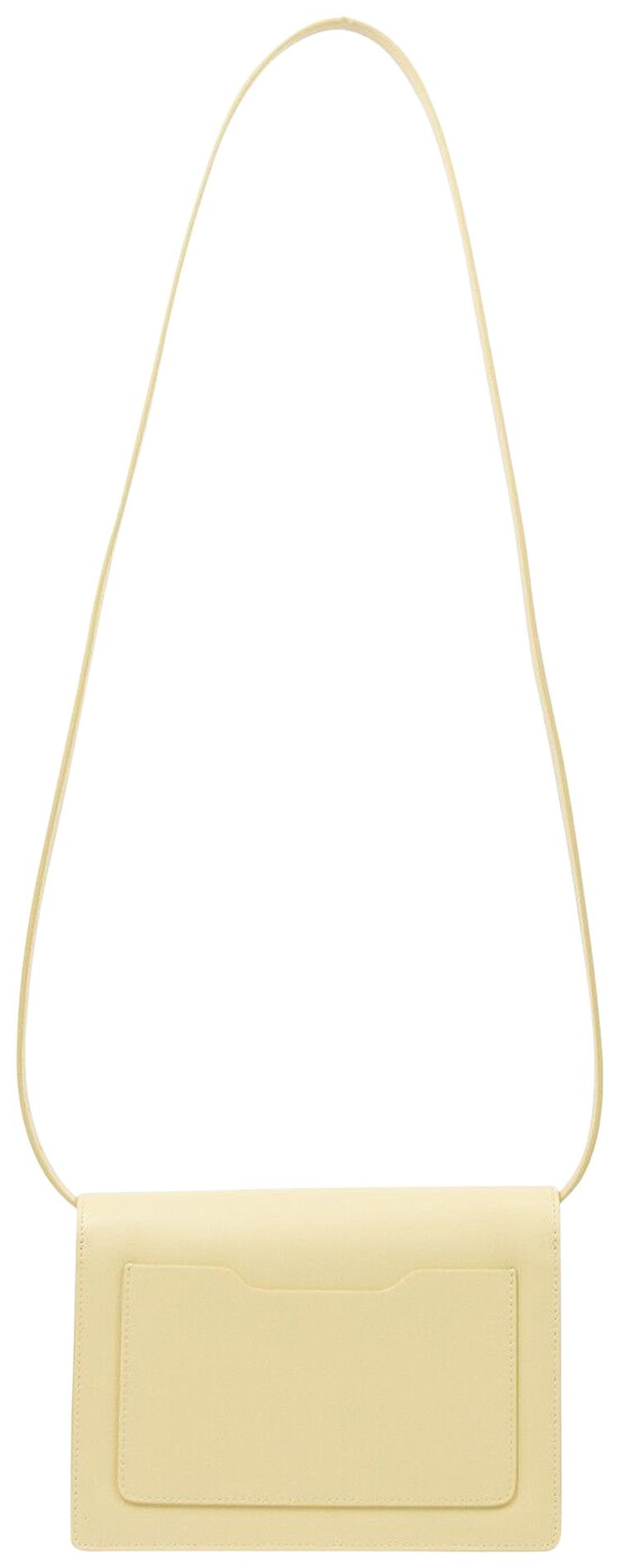 Off White Twist Logo Jitney 20 Bag Yellow
