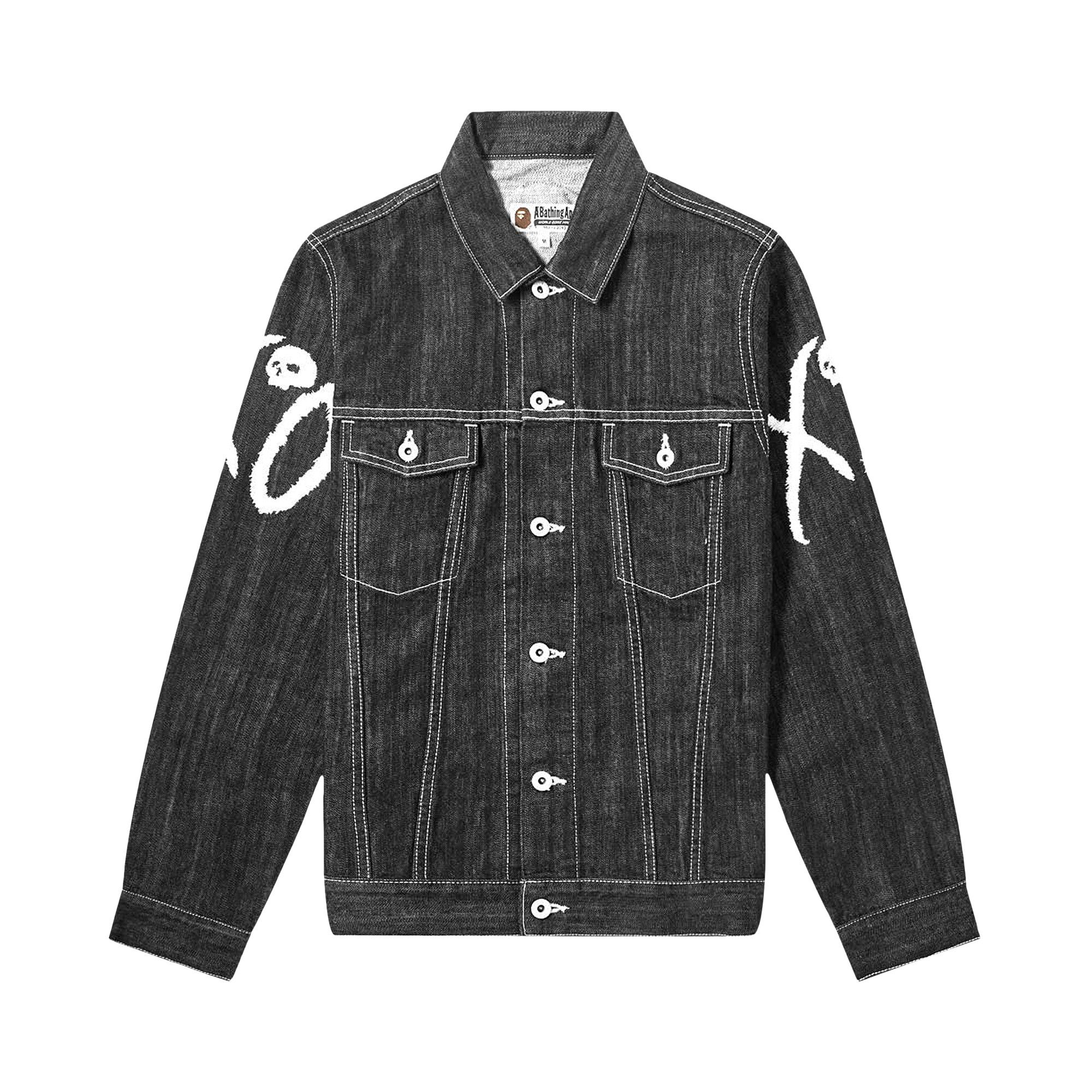 Buy BAPE XO Denim Jacket Black 1F73 140 922 BLACK GOAT
