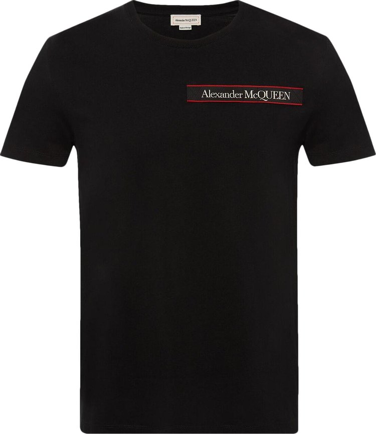 Alexander McQueen Logo T-Shirt 'Black'