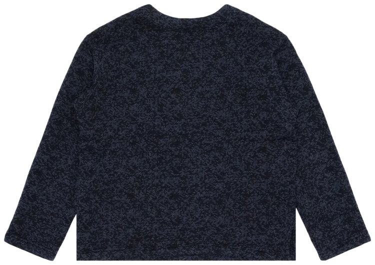 Engineered Garments Double Knit Cardigan Heather Navy