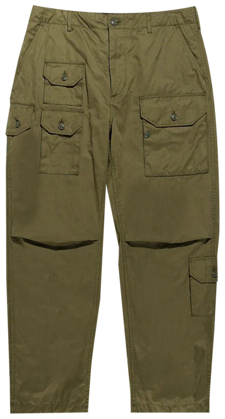 Engineered Garments PC Coated Cloth Flight Pant Olive