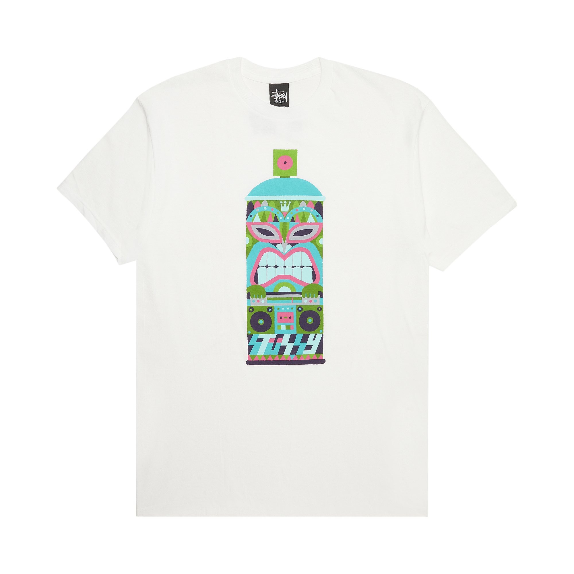 Buy Stussy Hawaiian Spraycan Tee 'White' - 0535 100000103HIST WHIT