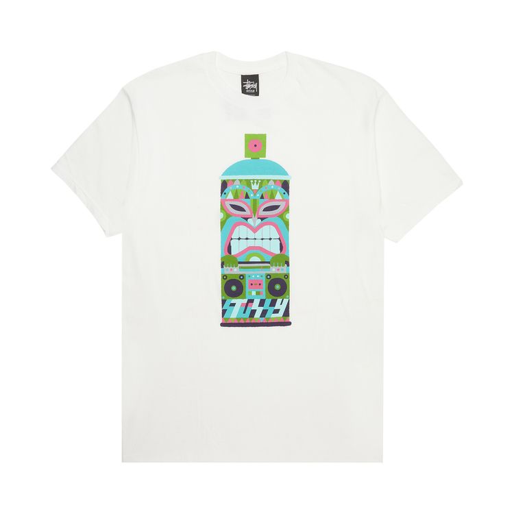 Stussy Hawaiian Spraycan Tee White