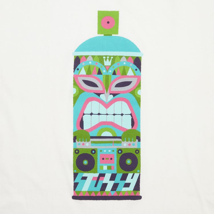 Stussy Hawaiian Spraycan Tee White