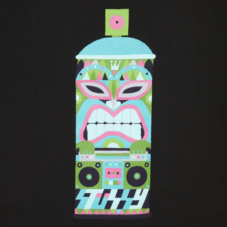 Stussy Hawaiian Spraycan Tee Black