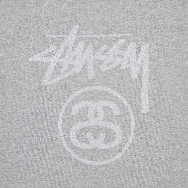 Stussy Stock Tone Tee Grey Heather