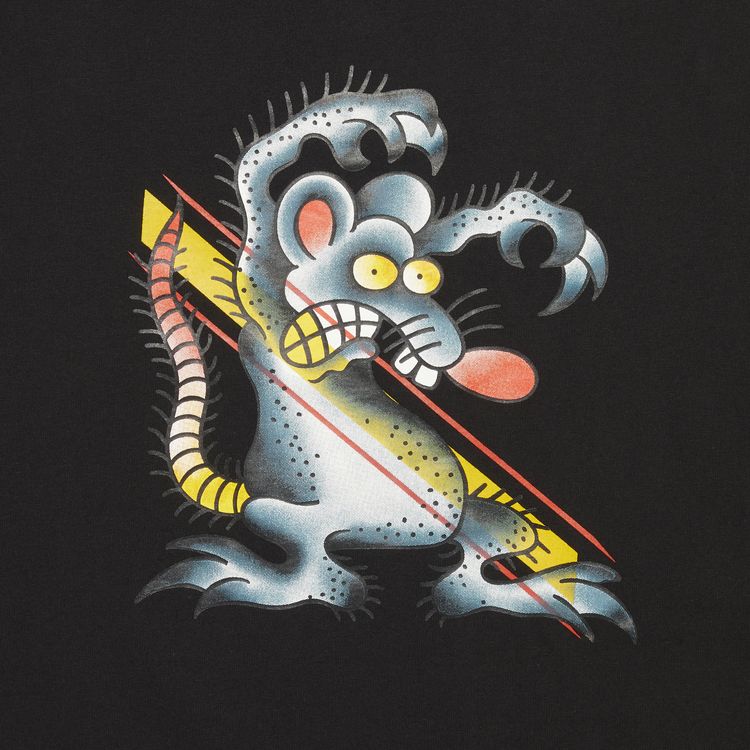 Stussy Rat Scare Tee Black