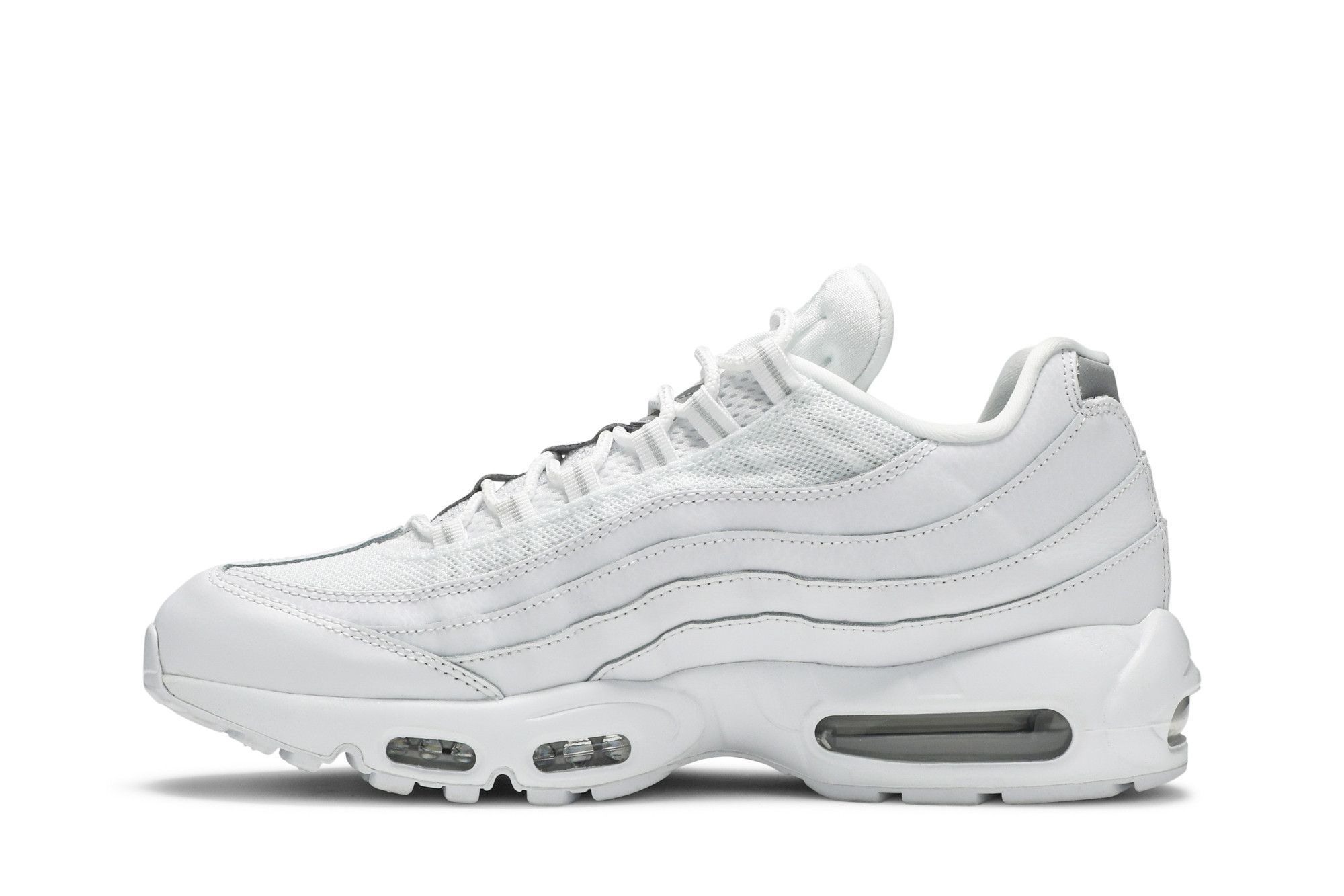 Nike air max 95 white silver new arrivals