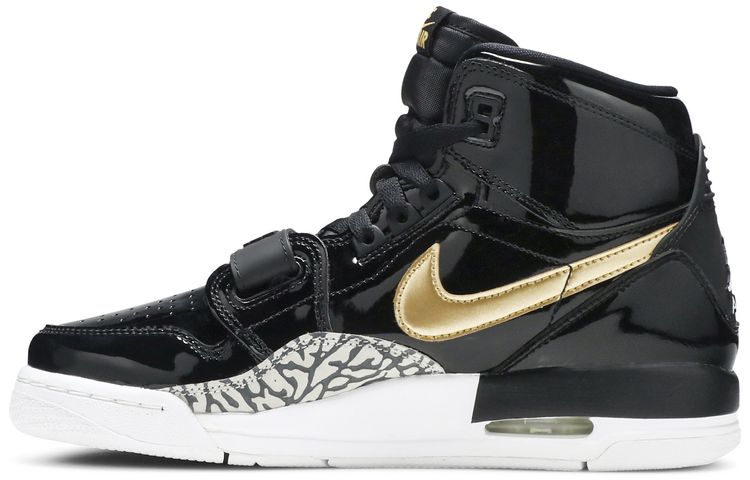 Air Jordan Legacy 312 GS Black Metallic Gold