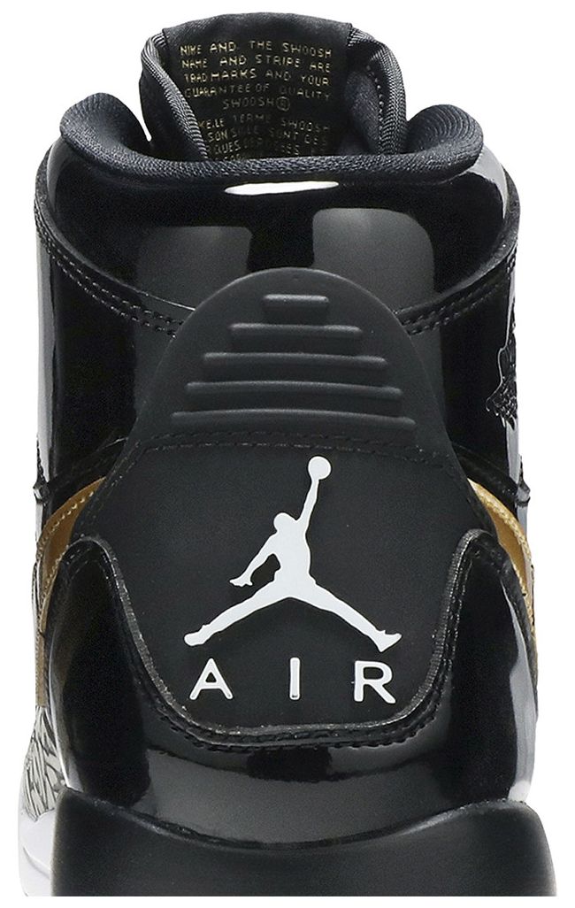 Air Jordan Legacy 312 GS Black Metallic Gold