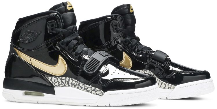 Air Jordan Legacy 312 GS Black Metallic Gold