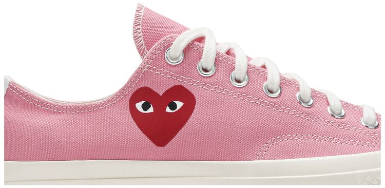Converse Comme des Garcons PLAY x Chuck 70 Low Bright Pink