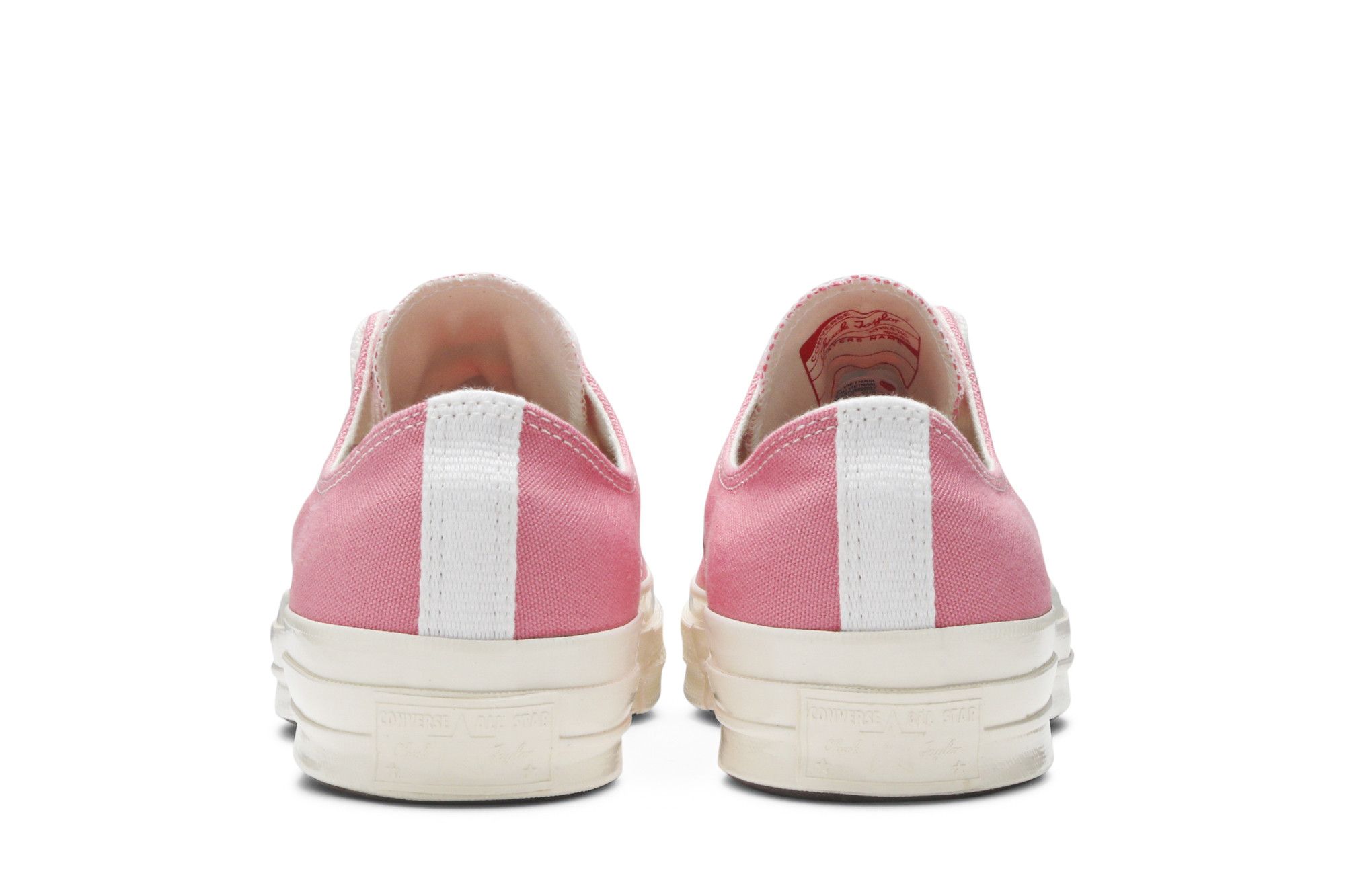 Buy Comme des Garçons PLAY x Chuck 70 Low 'Bright Pink' - 168304C | GOAT
