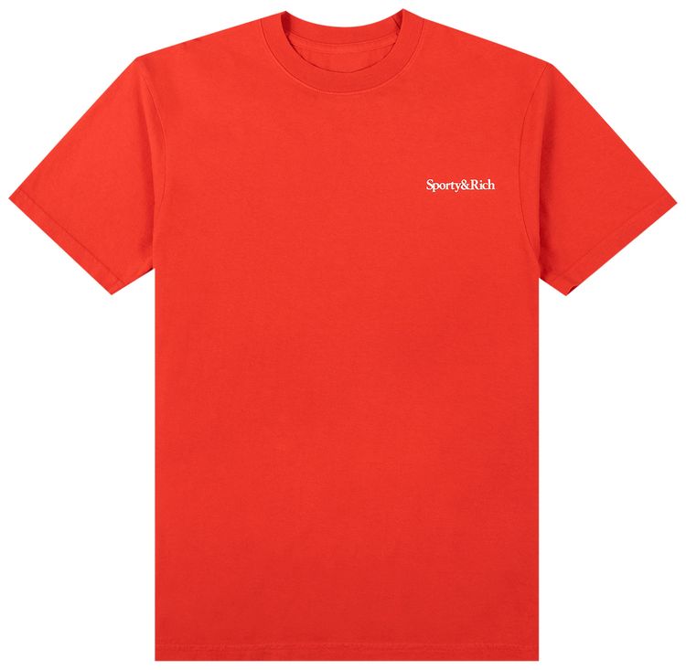 Sporty  Rich Drink Water Tee Sport Red