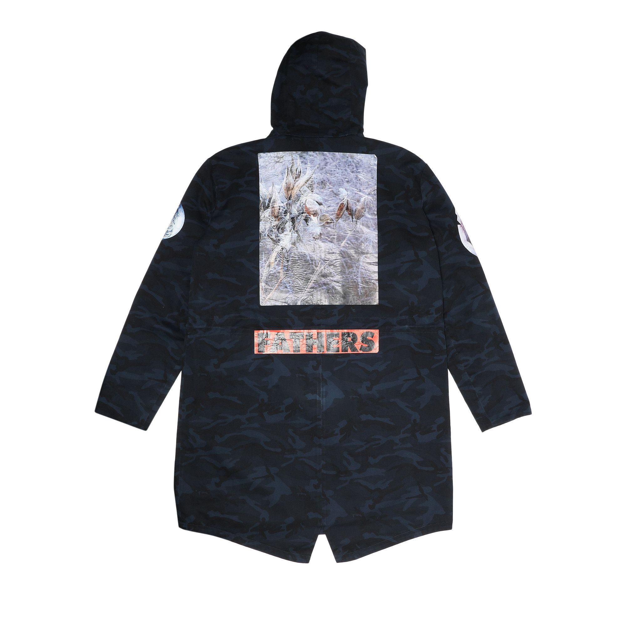 Buy Raf Simons x Sterling Ruby Camo Hooded Parka 'Navy