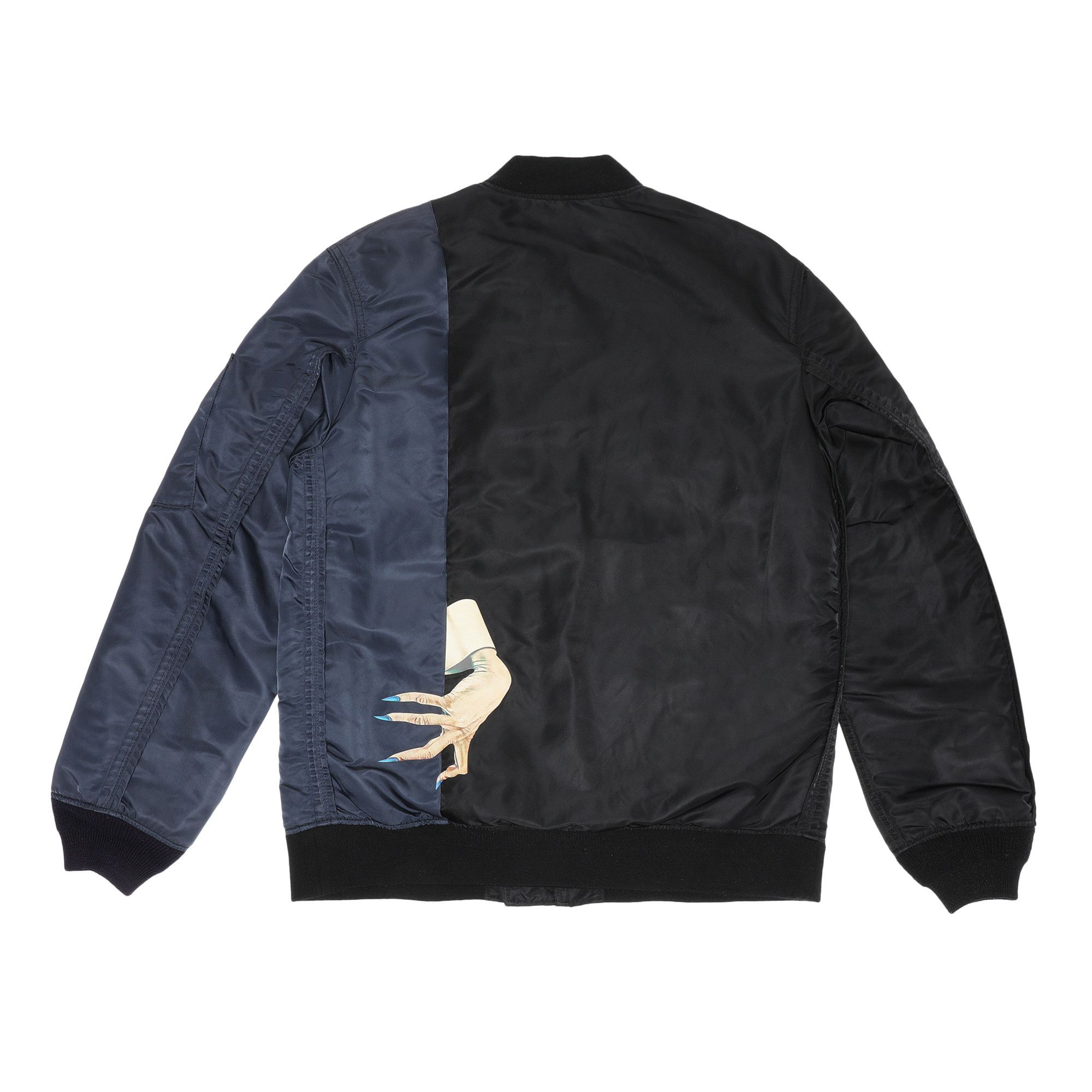 Buy Undercover Hurt D-Hand Bomber Jacket 'Black/Navy' - UCP4206