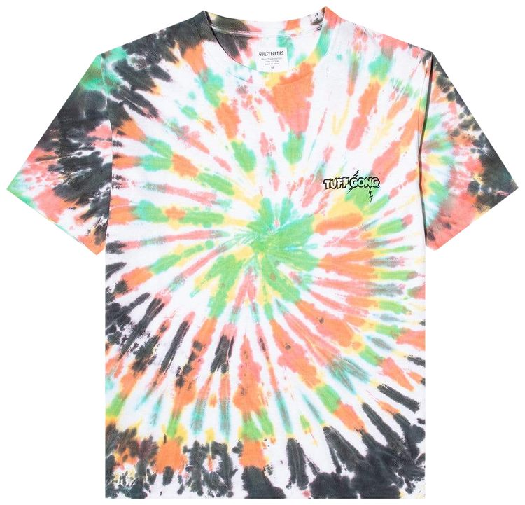 Wacko Maria Tuff Gong Tie Dye Crew Neck T shirt Type 1 A Multicolor