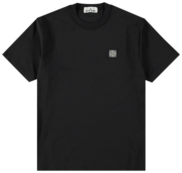 Stone Island GD Patch T Shirt Black