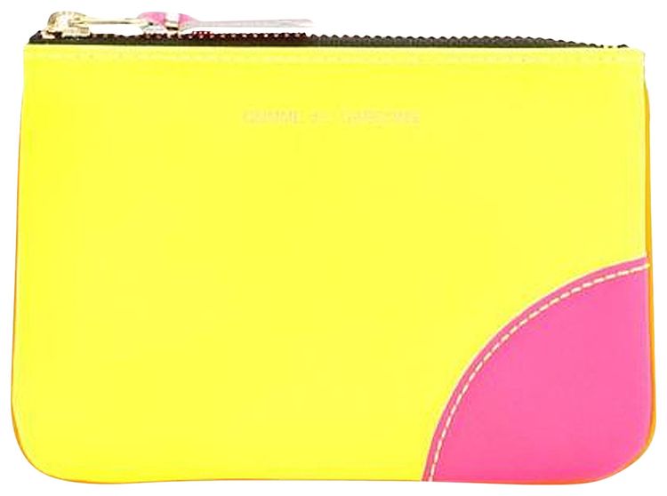 Comme des Garcons Super Fluo Wallet Yellow