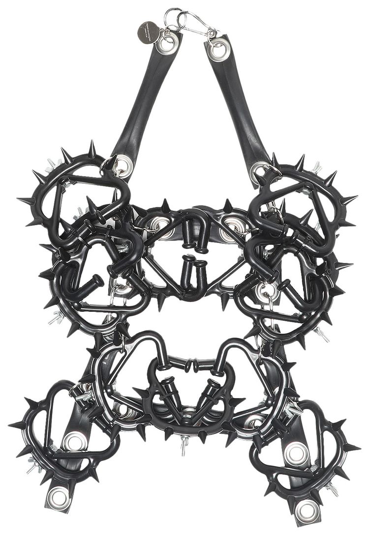 Comme des Garcons Spike Chain Necklace Black