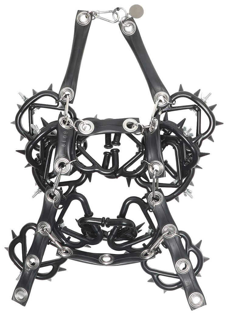 Comme des Garcons Spike Chain Necklace Black