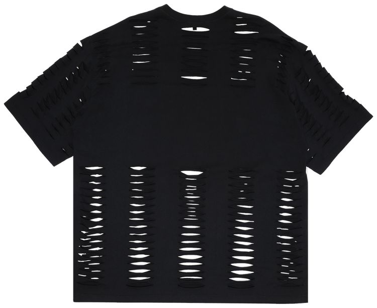 Raf Simons Icarus Laser Cut Tee Black