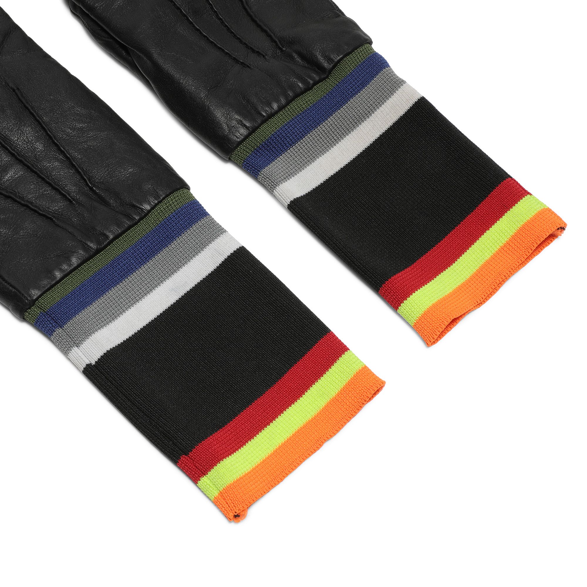 RAF SIMONS レザーグローブ Buy Raf Simons x Sterling Ruby Striped Leather Gloves 'Black