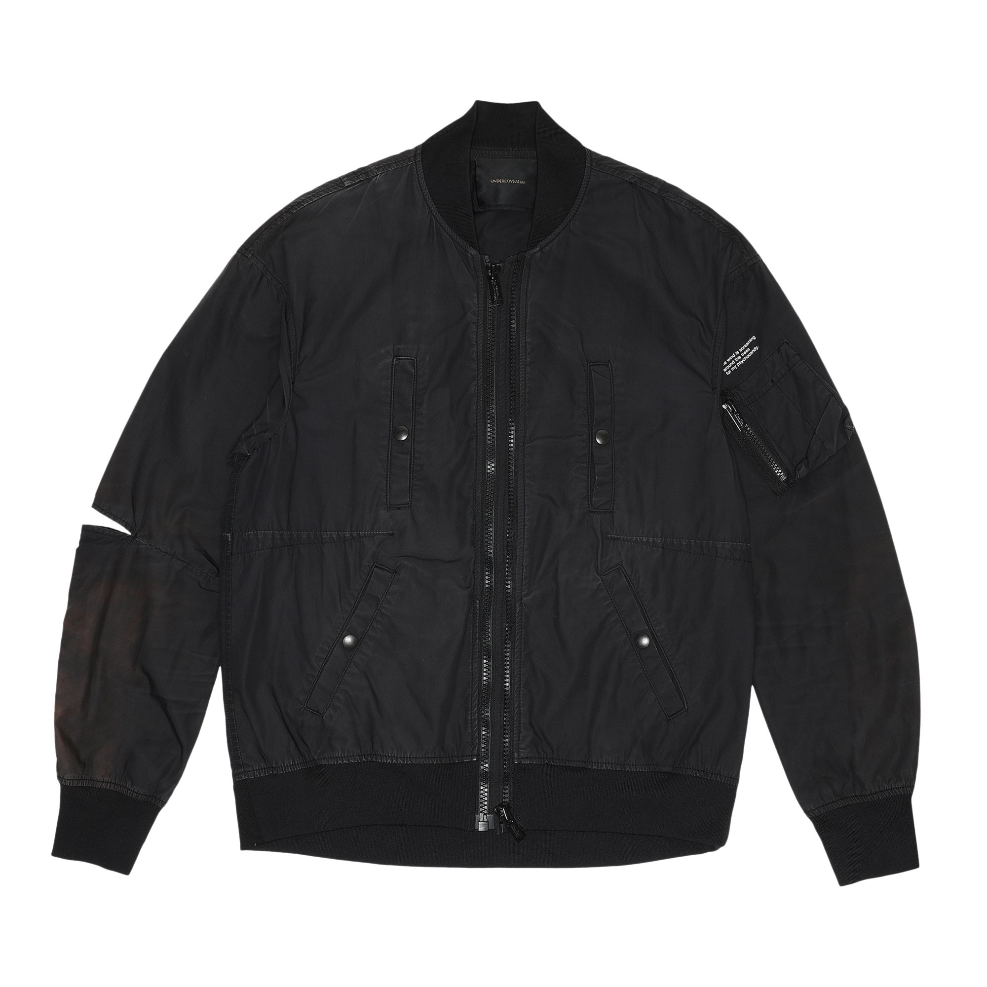 Buy Undercover I'll Be A Plastic Toy Bomber Jacket 'Black' - M4204