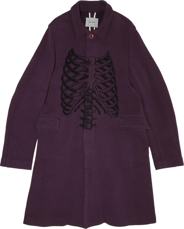 Undercover Bone Print Coat 'Purple'
