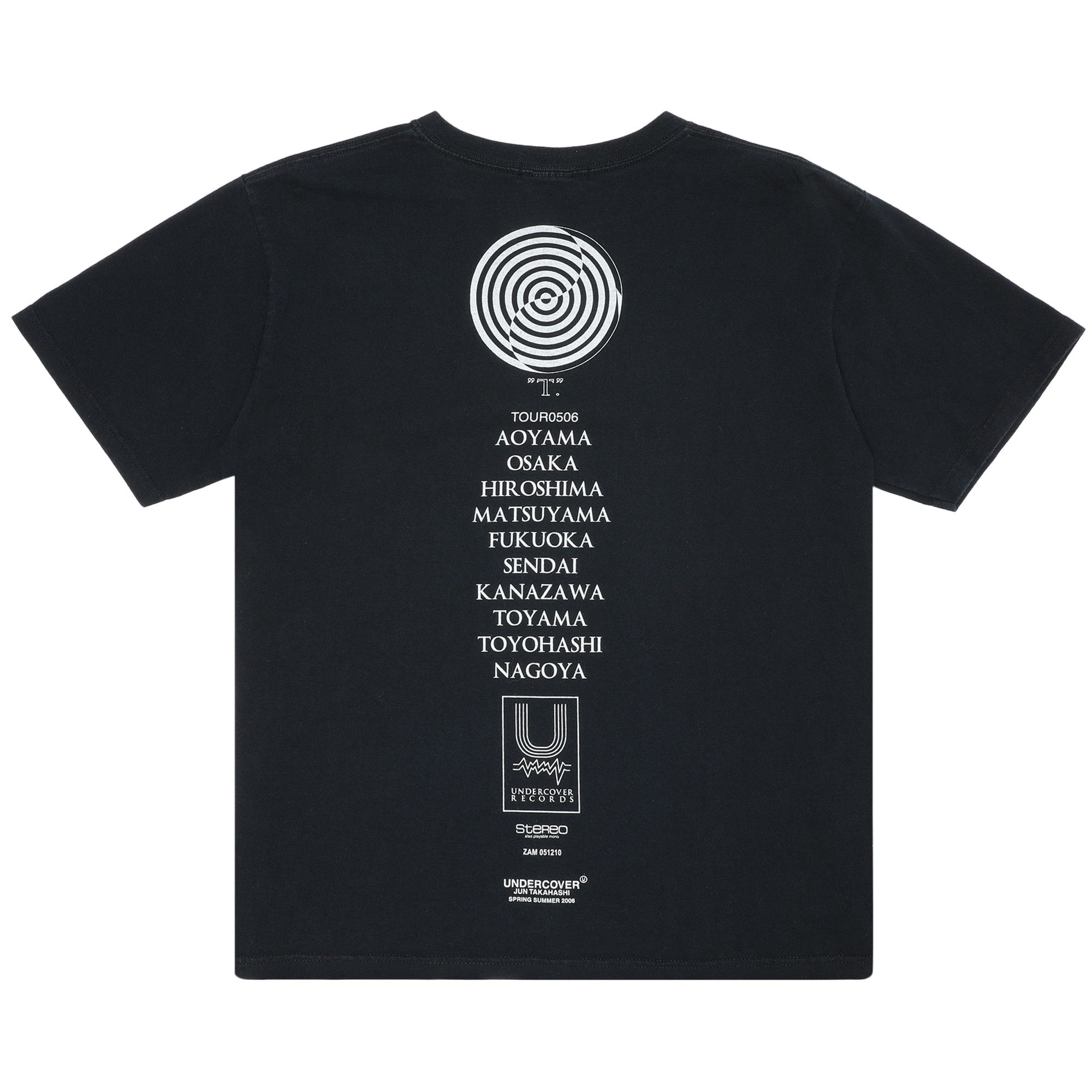 Buy Undercover Records Tee 'Black' - 0611 1SS0601RT BLAC | GOAT
