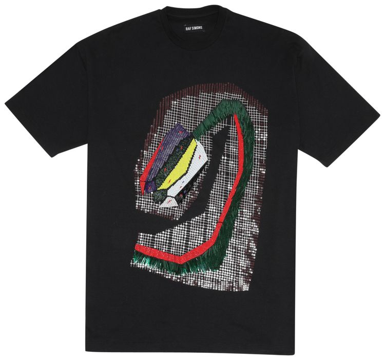 Raf Simons Beaded Shirt Black