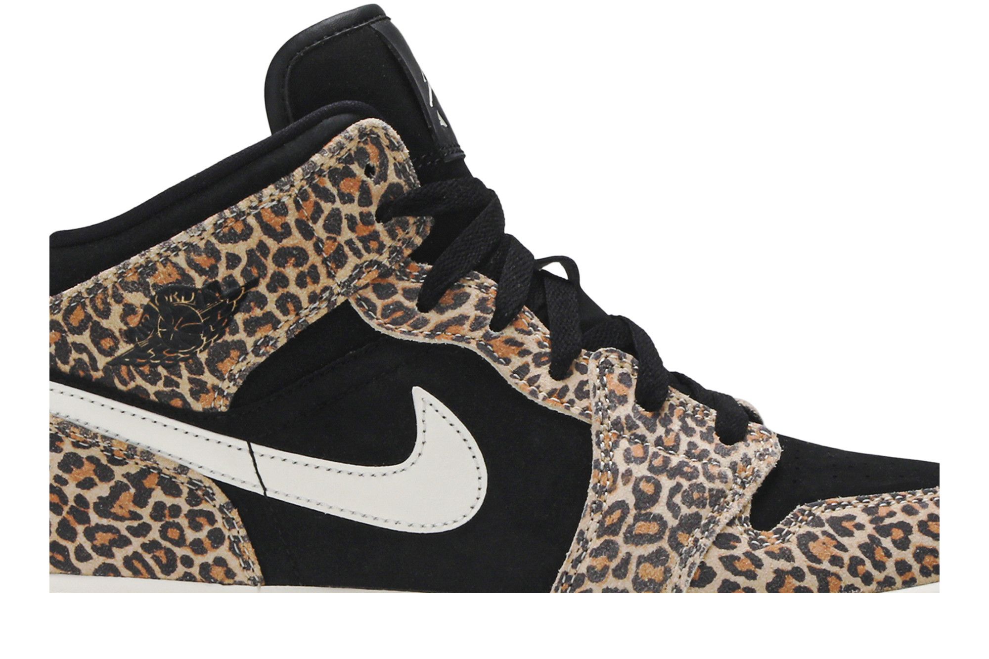 Buy Air Jordan 1 Mid SE GS Leopard BQ6931 021 GOAT
