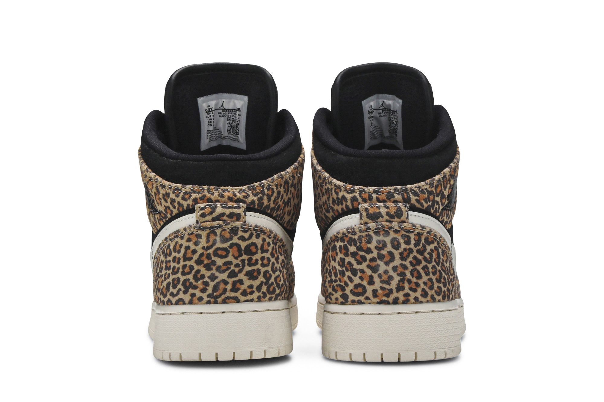 Buy Air Jordan 1 Mid SE GS Leopard BQ6931 021 GOAT