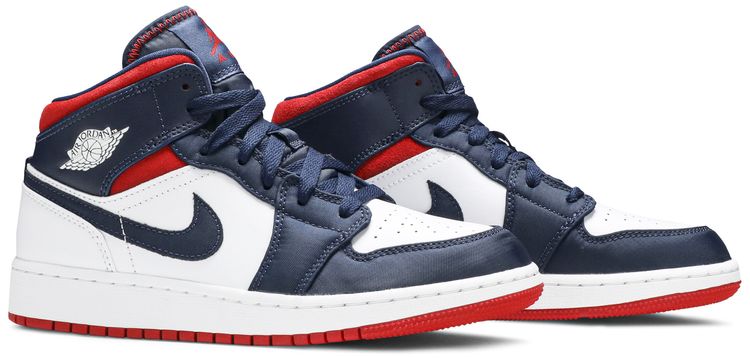 Air Jordan 1 Mid GS USA Olympic