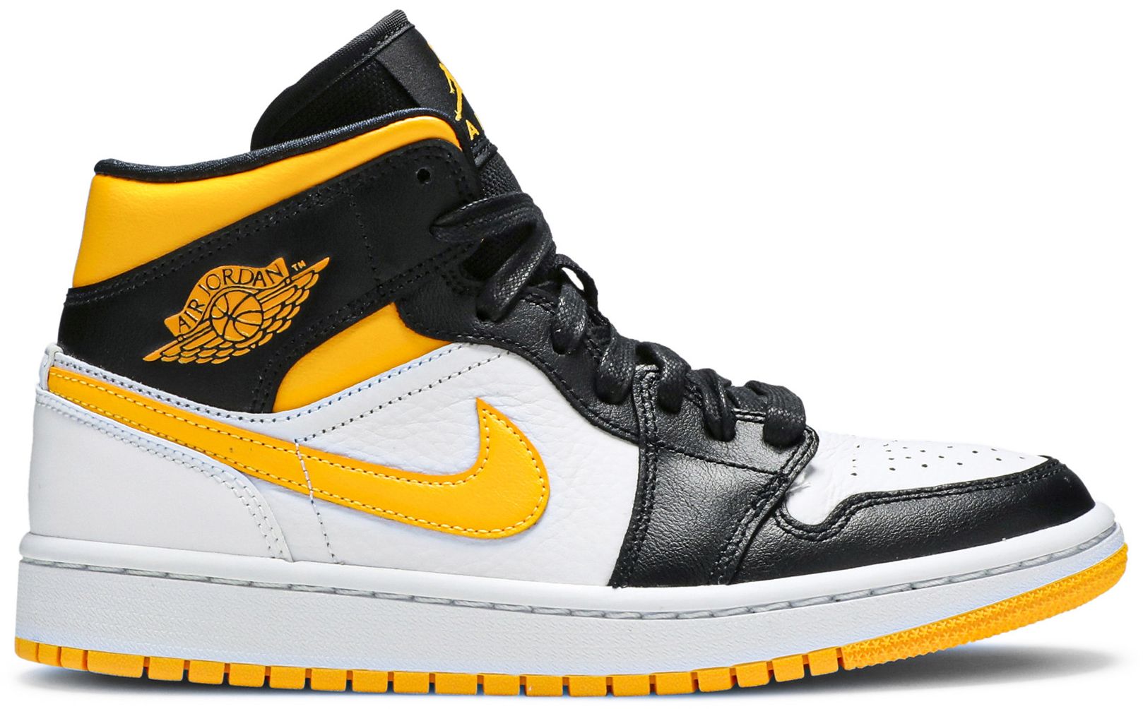 white laser orange black jordan 1