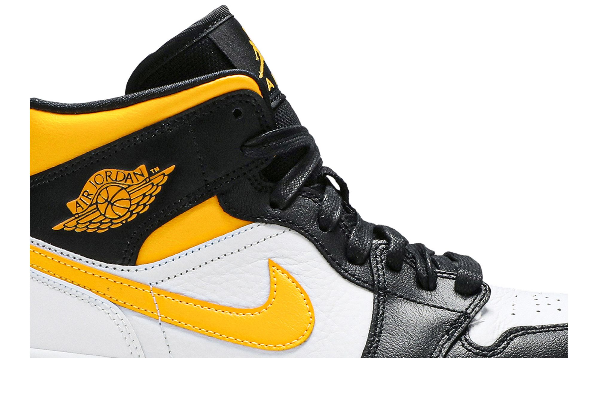 AIR JORDAN 1 MID ホワイト/レーザーオレンジ 27cm Air Jordan 1 Mid SE Laser Orange White Black Yellow CV5276