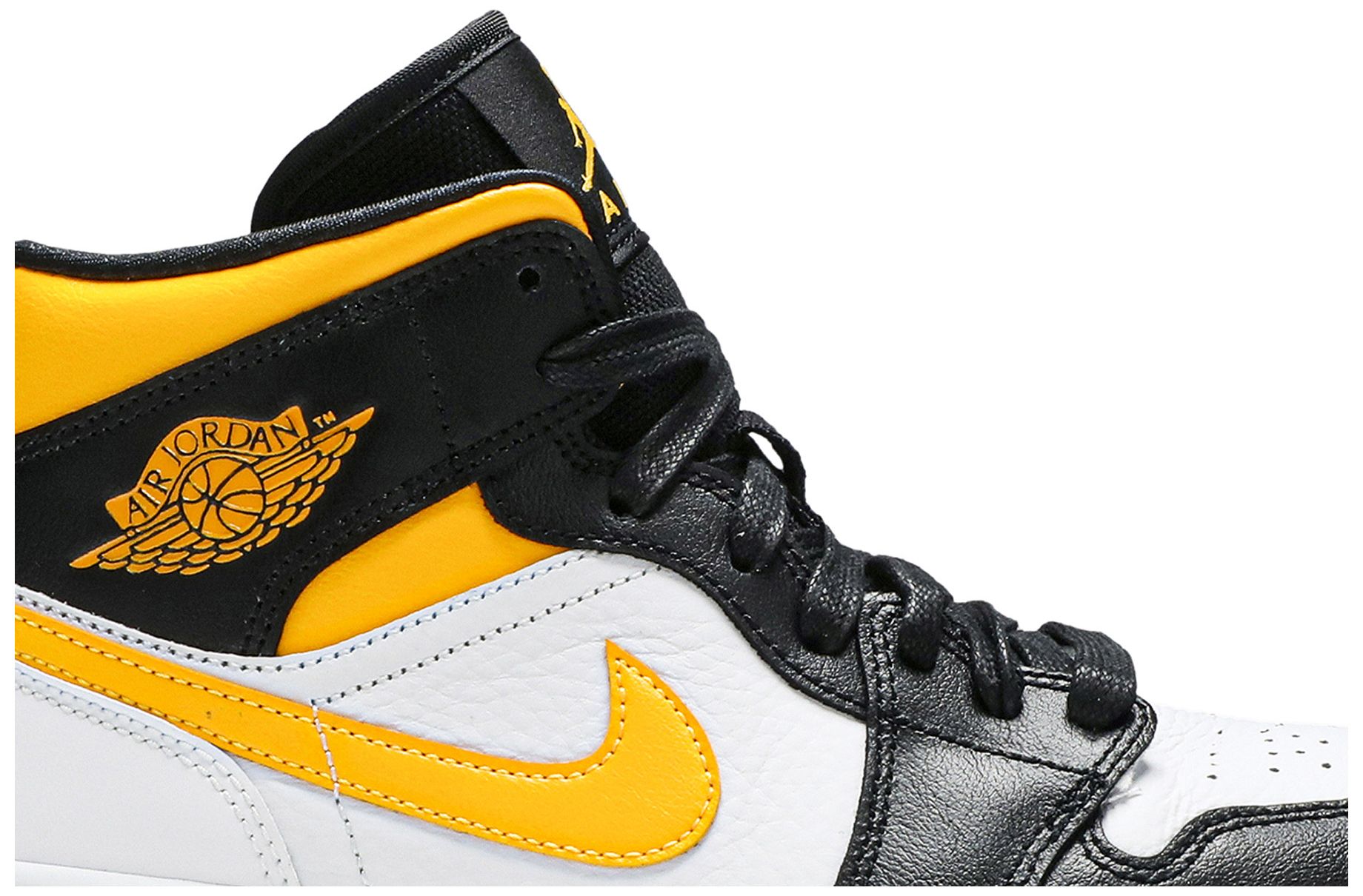 white laser orange black jordan 1