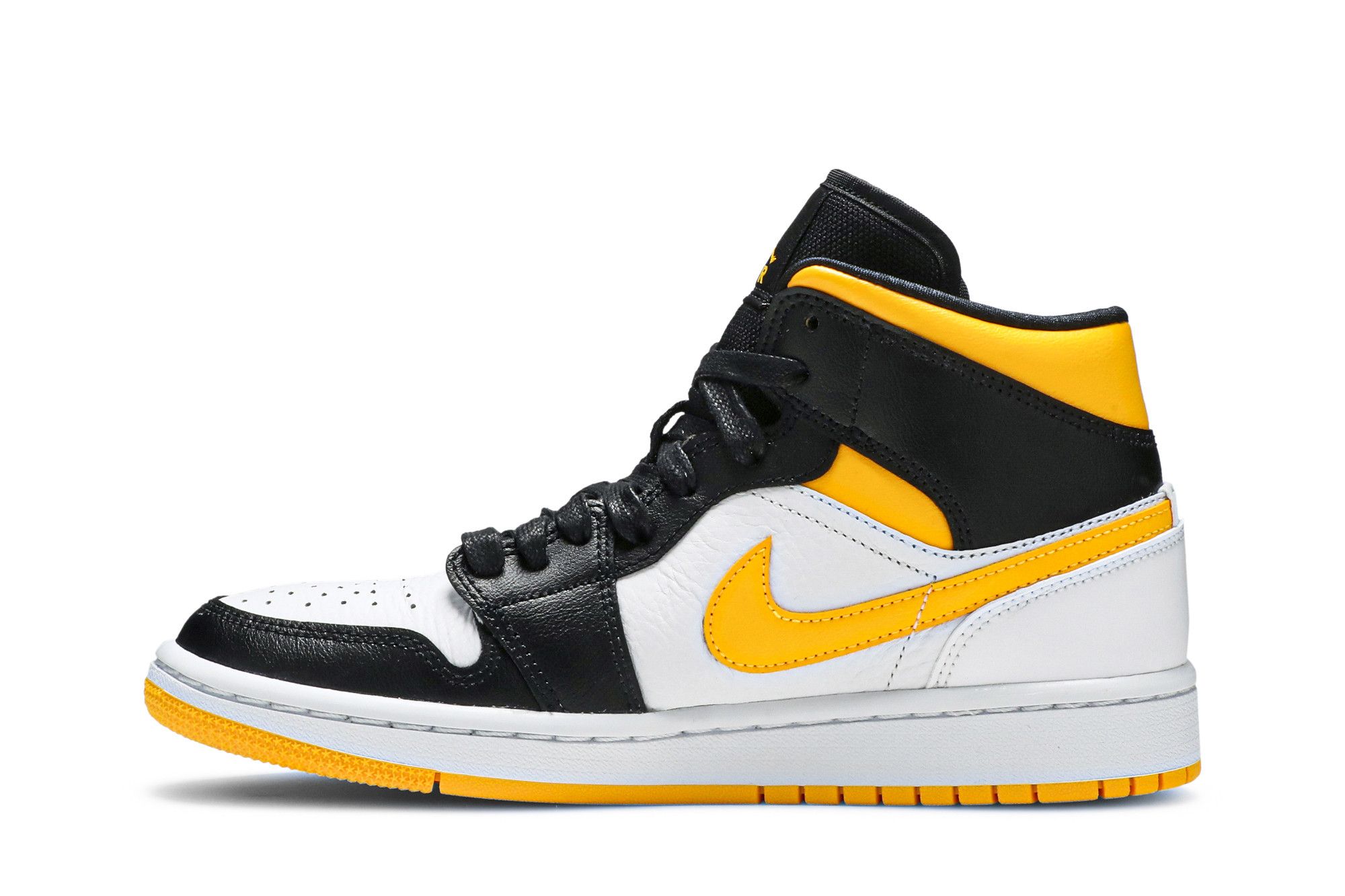 white laser orange black jordan 1