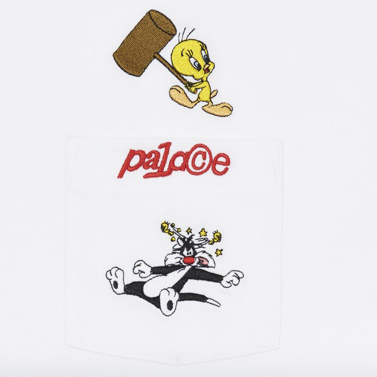 Palace Tweety P Pocket T Shirt White