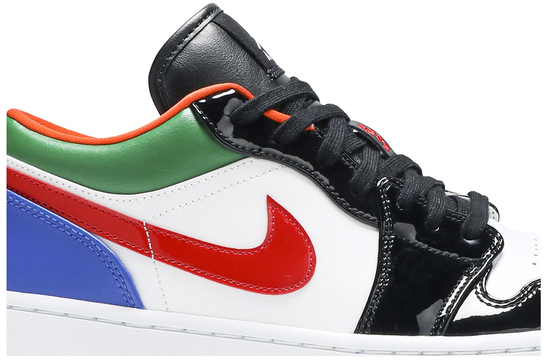 multicolor low top jordans