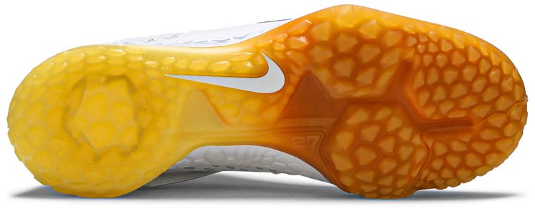 Nike Force Zoom Trout 6 Turf White Magma Orange