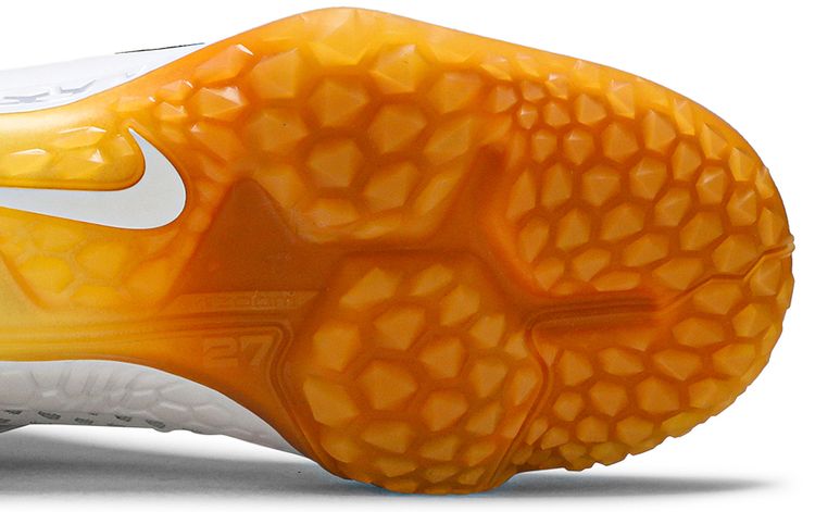 Nike Force Zoom Trout 6 Turf White Magma Orange