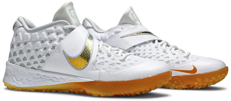 Nike Force Zoom Trout 6 Turf White Magma Orange