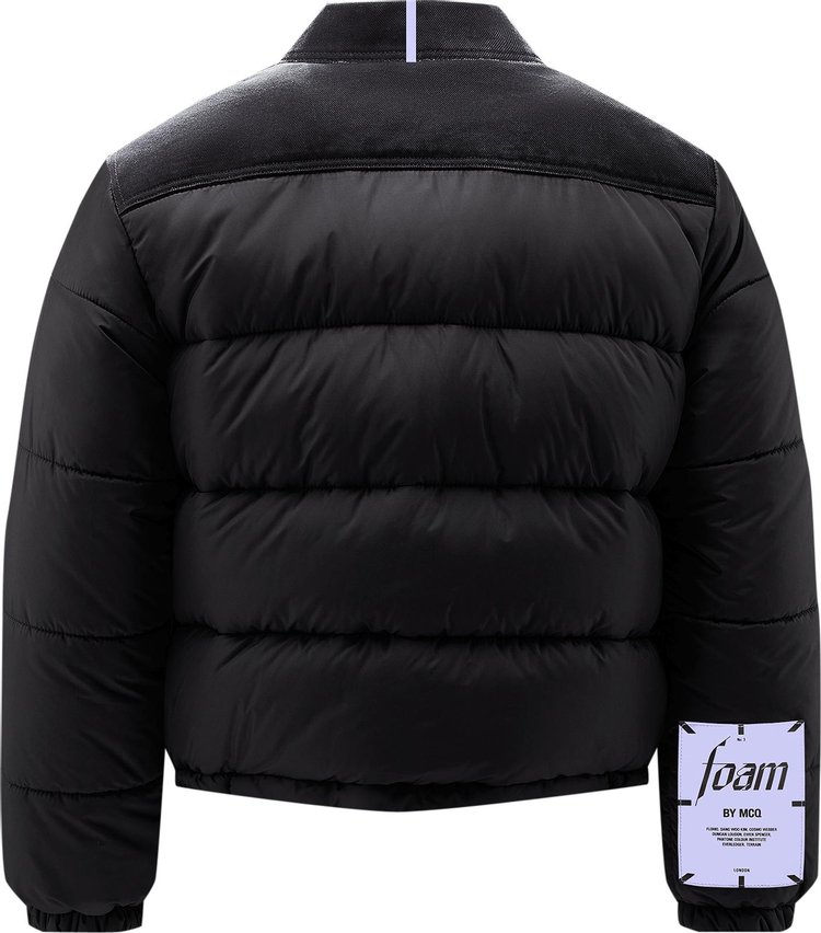 MCQ Denim Puffer Darkest Black