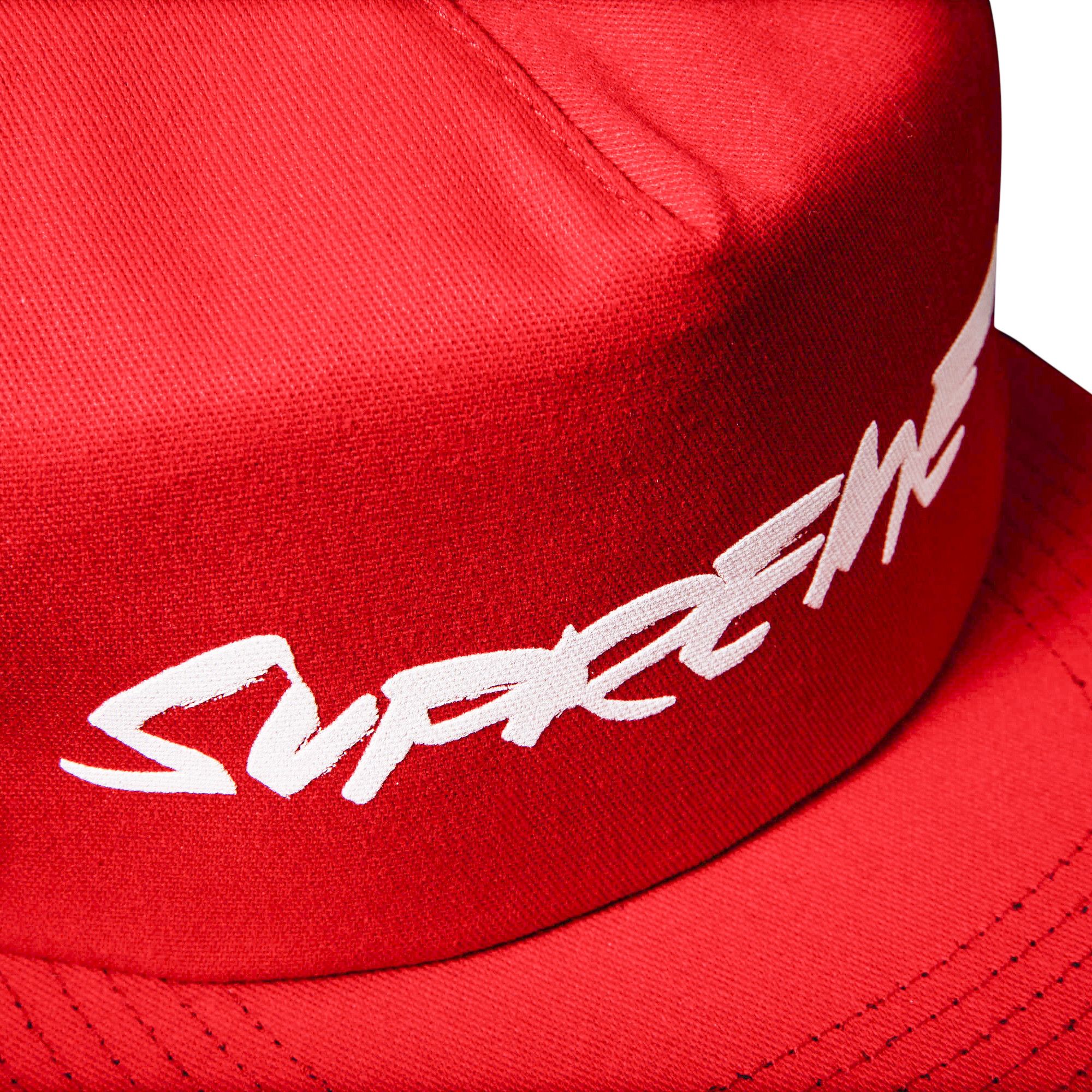 入荷now 口コミ Buy GOAT | RED FW20H96 - 'Red' 5-Panel Logo Futura Supreme 帽子