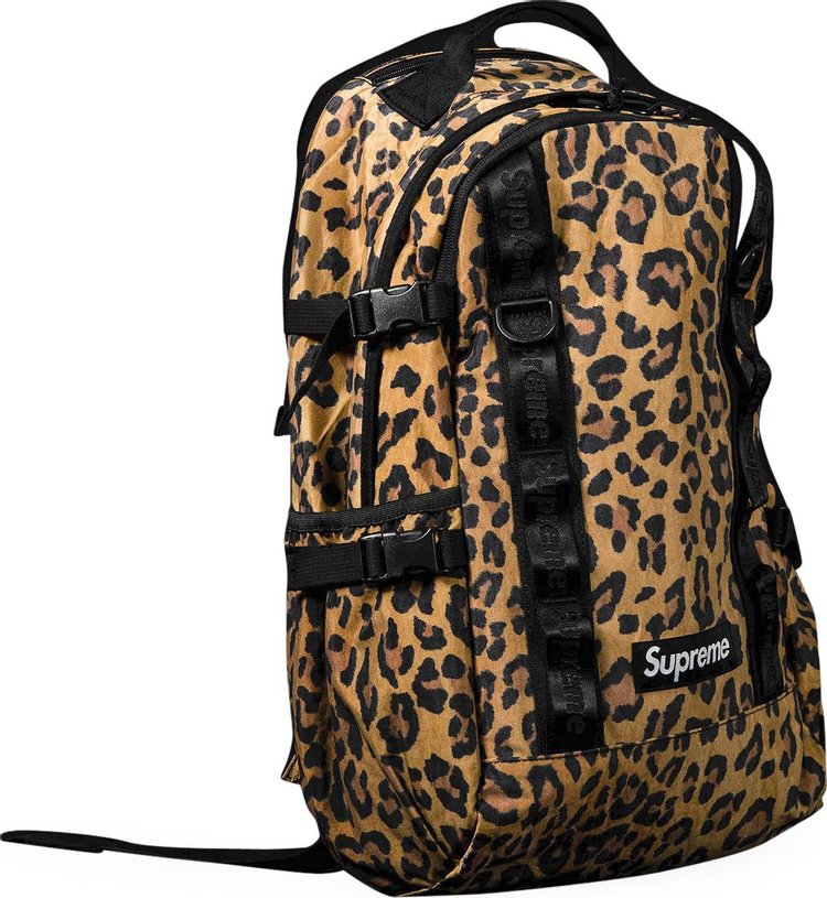 Supreme Mesh Backpack Leopard SS23