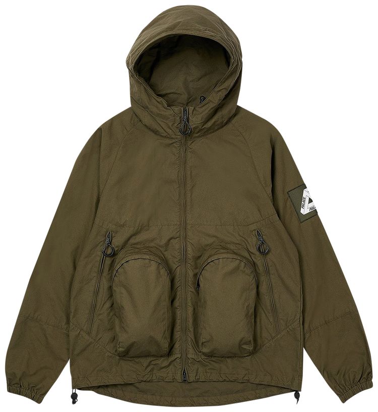 Palace Cell Net Jacket Olive